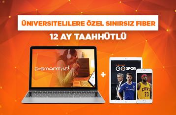 ÜNİVERSİTELİLERE ÖZEL  D-SMARTNET ve DÜNYANIN SPORU BİR ARADA!