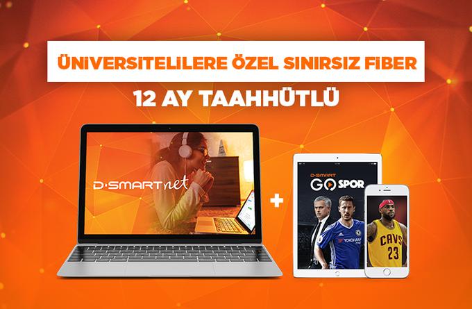 ÜNİVERSİTELİLERE ÖZEL <br> D-SMARTNET ve DÜNYANIN SPORU BİR ARADA!